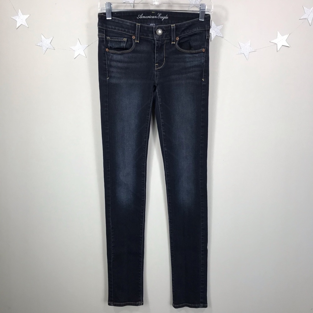 American Eagle 4 Skinny Stretch Dark Wash jeans